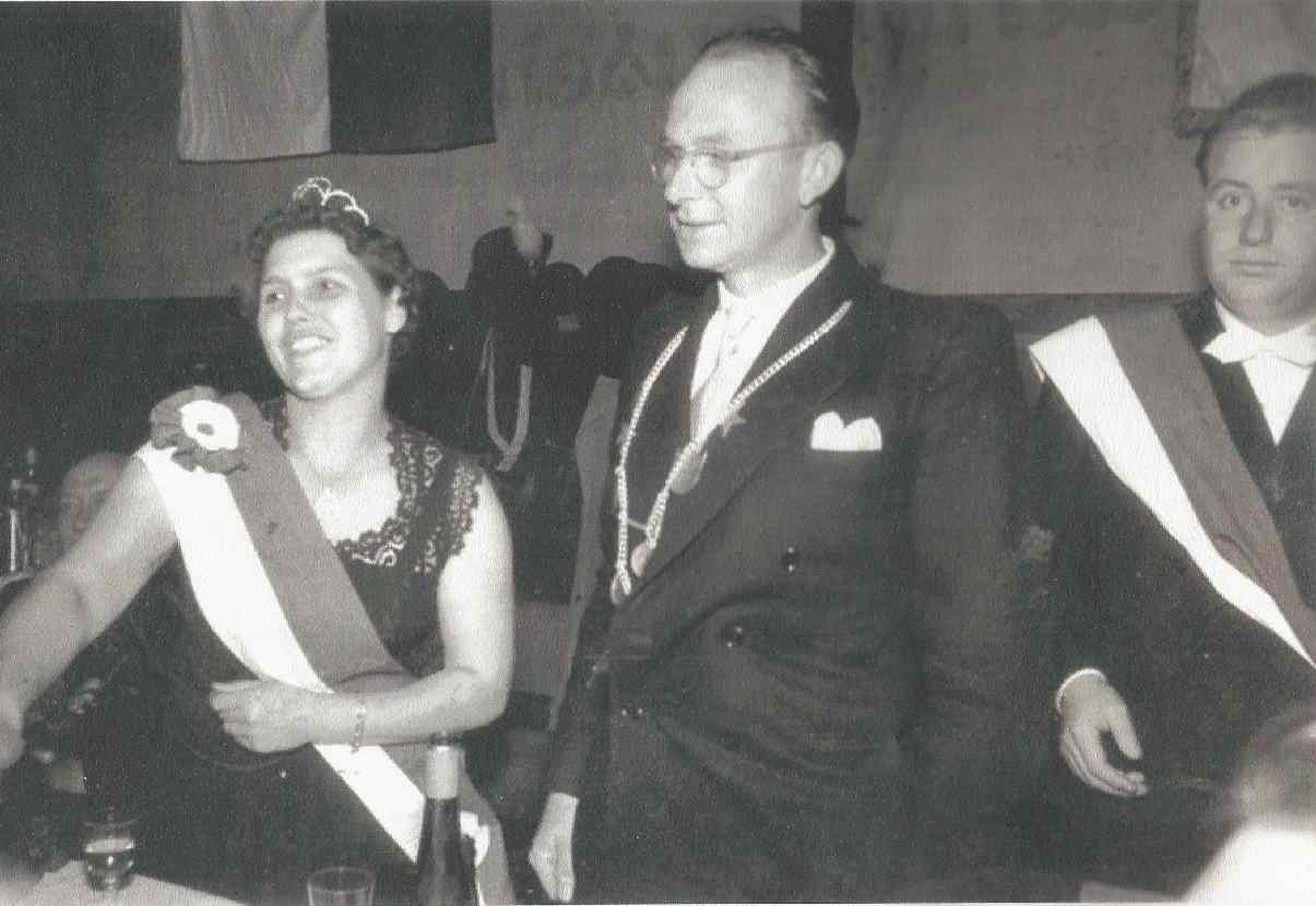 Albert Knepper und Lotte Jankord Königspaar 1957