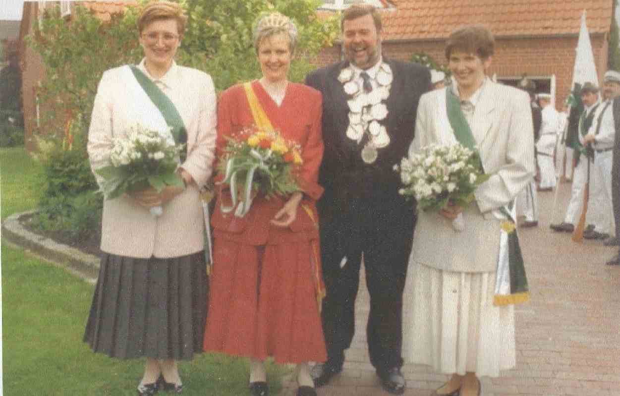 Hans Weber und Margret Focke Königspaar 1991